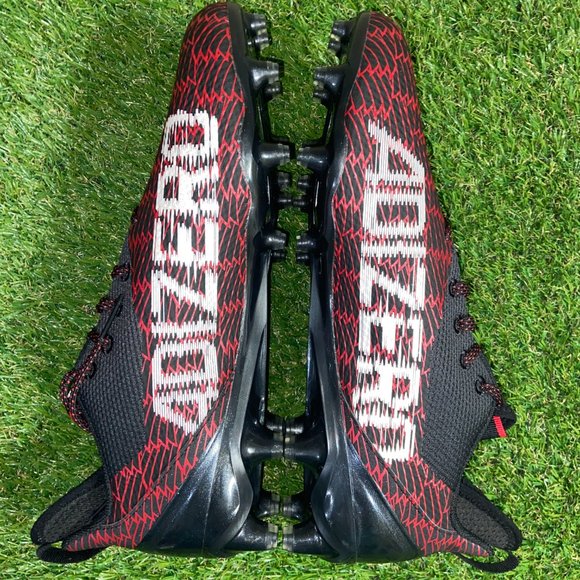 Size 12 Men Adidas Adizero Scorch Louisville PE Football Cleats Black Red GY5648 main image 4